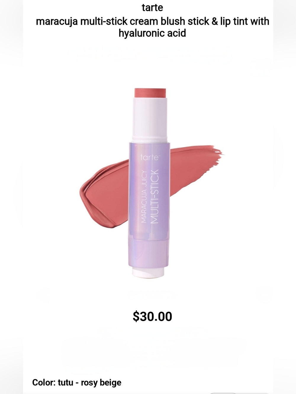 Tarte Maracuja Multi-Stick Tutu Rose Beige